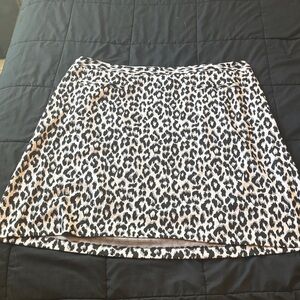 Talbots Plus Leopard Print Women's Skirt 22w NWT